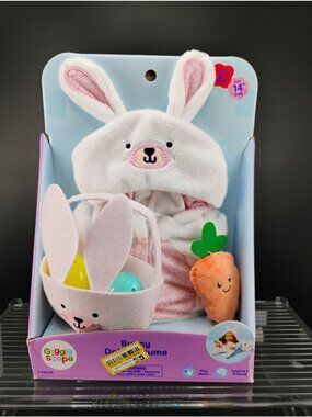 Gigglescape Bunny Doll Costume With Basket & Plush Carrot